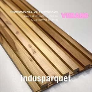 Revestimiento de madera en promoción