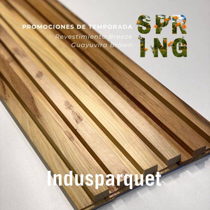 Revestimiento Breeze Guayuvira Brown - Indusparquet, revestimientos de madera - Promociones en revestimientos de madera