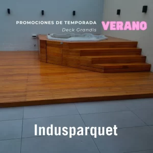 Deck Grandis, promocion en decks de madera